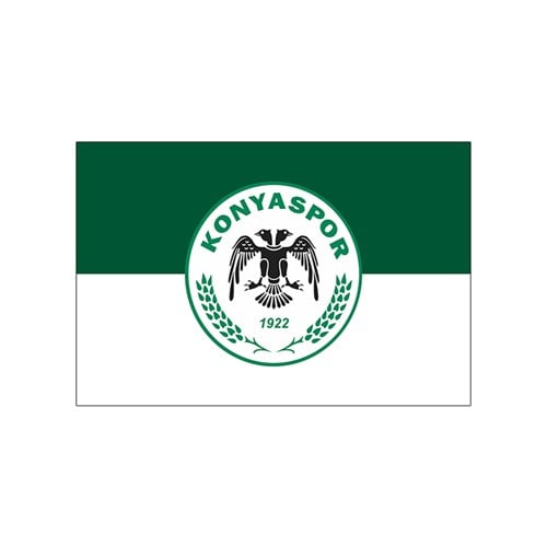 70X105 SOPALI PARÇALI KONYASPOR BAYRAK