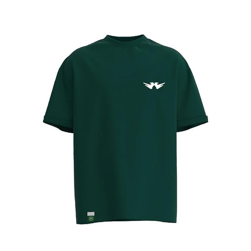 KARTAL LOGO OVERSIZE TSHIRT YEŞİL