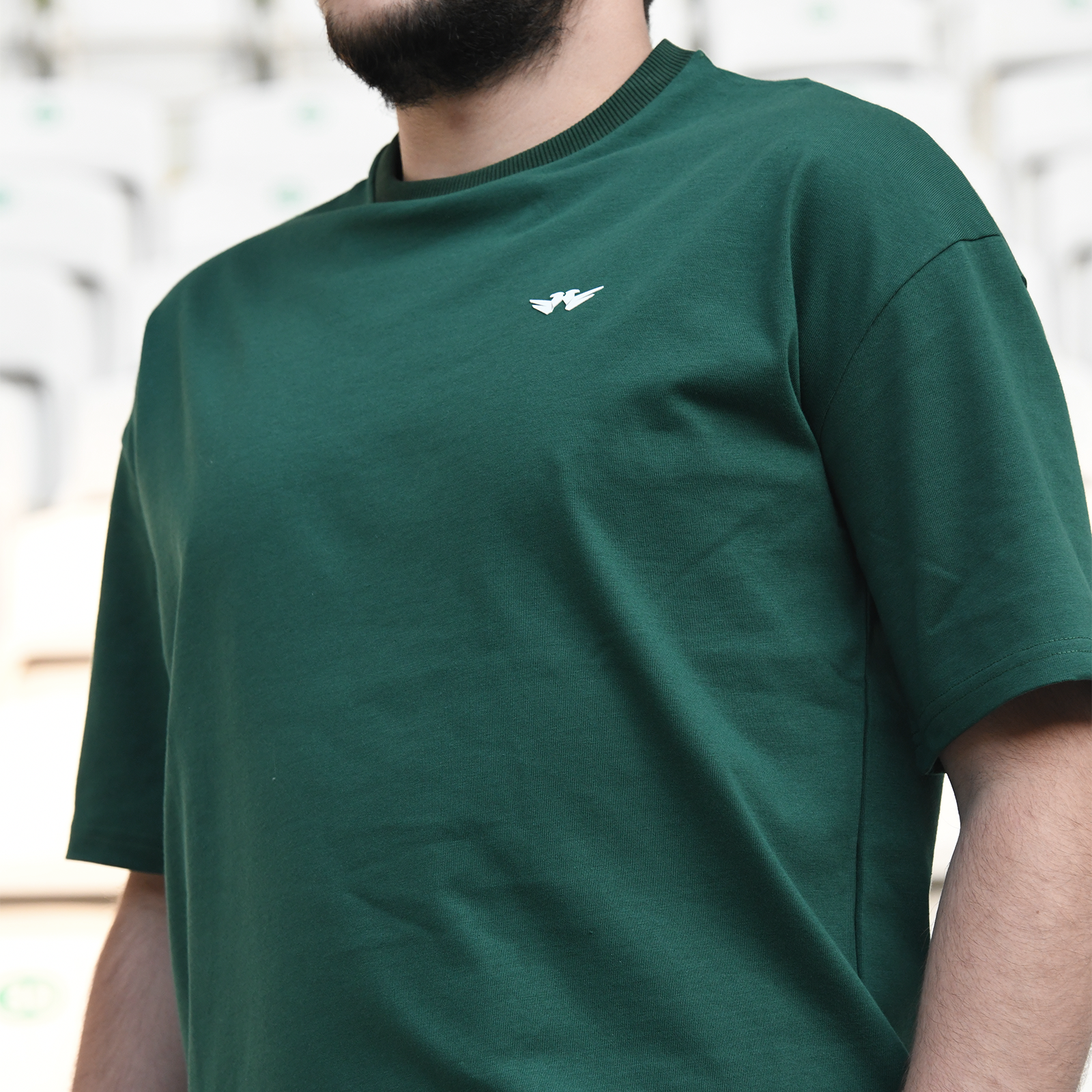 KARTAL LOGO OVERSIZE TSHIRT YEŞİL - Görsel 2