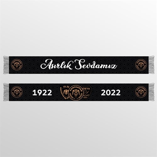 KONYASPOR ASIRLIK SEVDAM SİYAH ATKI & ŞAL