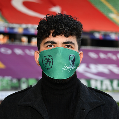 KONYASPOR ATATÜRK YEŞİL MASKE - Görsel 2