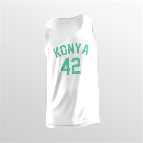 KONYASPOR  ATLET KOLEJ TİPOGRAFİ BEYAZ ÇOCUK