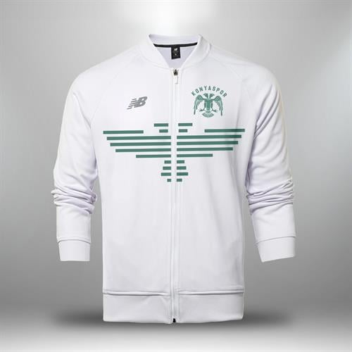 KONYASPOR BEYAZ SEREMONİ CİZGİLİ KARTAL CEKET