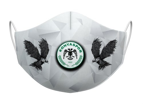 KONYASPOR BEYAZ SİLÜET KARTAL MASKE