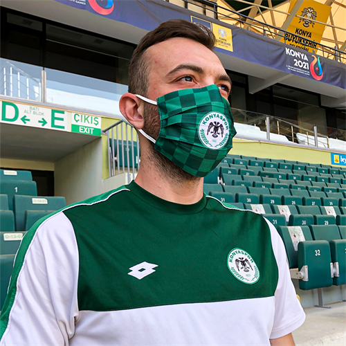 KONYASPOR DAMALI MASKE - Görsel 3