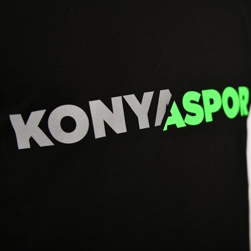 KONYASPOR FLATE SİYAH TİŞÖRT - Görsel 4