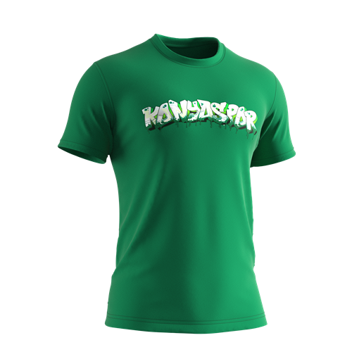 KONYASPOR GRAFİTİ TİŞÖRT KOYU YEŞİL ÇOCUK