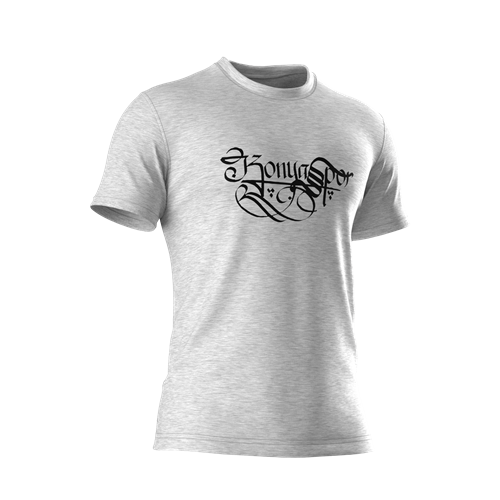 KONYASPOR HAT LOGOLU TİŞÖRT KAR MELANJ YETİŞKİN