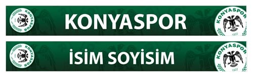 KONYASPOR İSME ÖZEL KARTAL ATKI