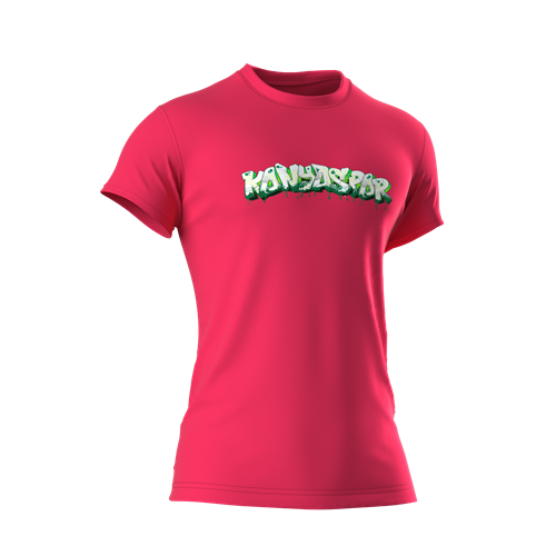 KONYASPOR KADIN GRAFİTİ TİŞÖRT FUŞYA YETİŞKİN