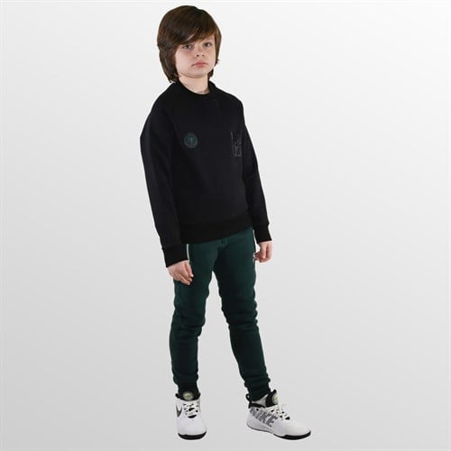 KONYASPOR KARTAL SİYAH ÇOCUK SWEAT - Görsel 5