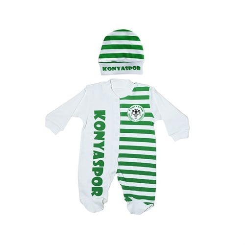 KONYASPOR ŞAPKALI BEBEK TULUM ÇUBUKLU