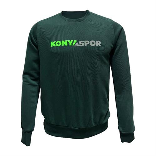 KONYASPOR SIFIR YAKA YEŞİL SWEAT