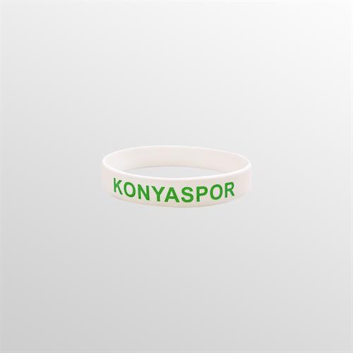 KONYASPOR SİLİKON BİLEKLİK BEYAZ