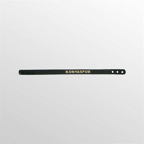 KONYASPOR SİLİKON SİYAH BİLEKLİK