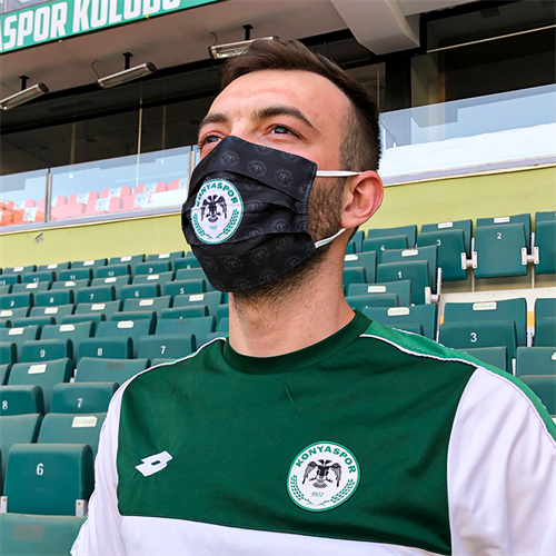 KONYASPOR SİYAH MASKE - Görsel 3