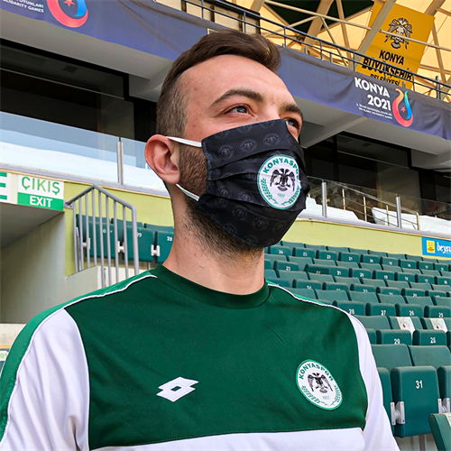 KONYASPOR SİYAH MASKE - Görsel 2