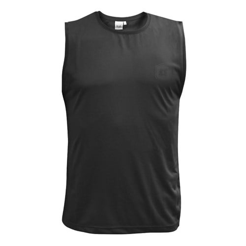 KS VİZYON SİYAH KOLSUZ TİŞÖRT