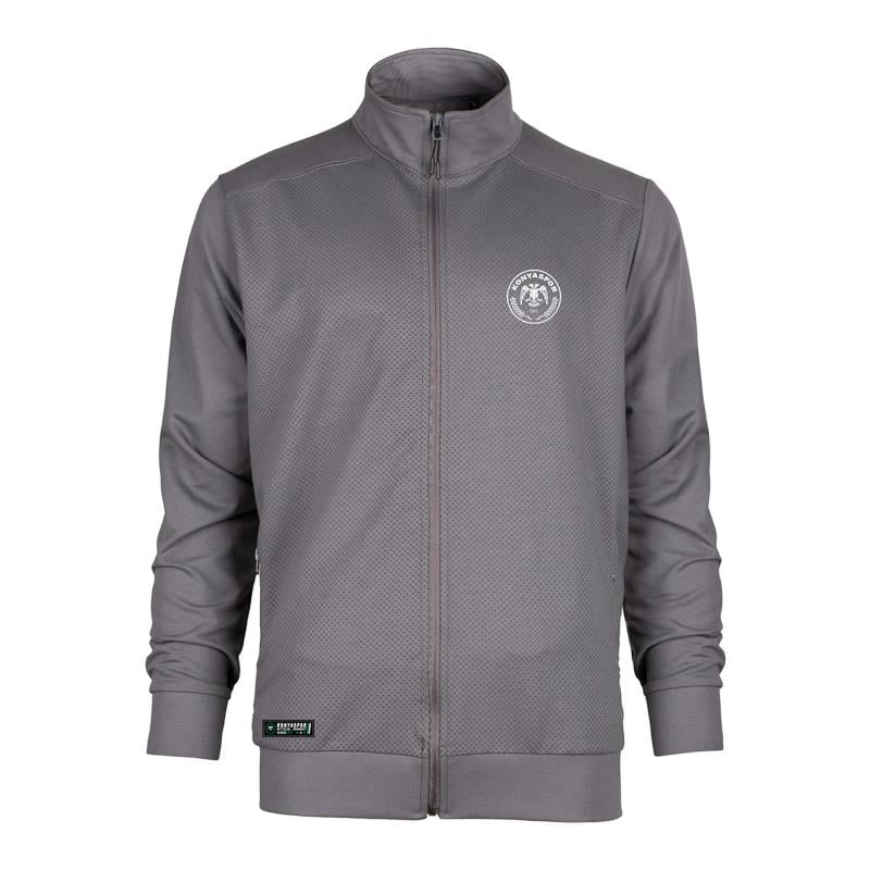 PAMUK EŞOFMAN TAKIMI GRİ - Görsel 4