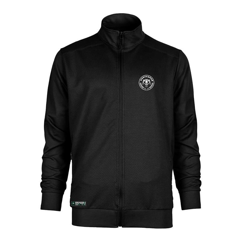 PAMUK EŞOFMAN TAKIMI SİYAH - Görsel 4